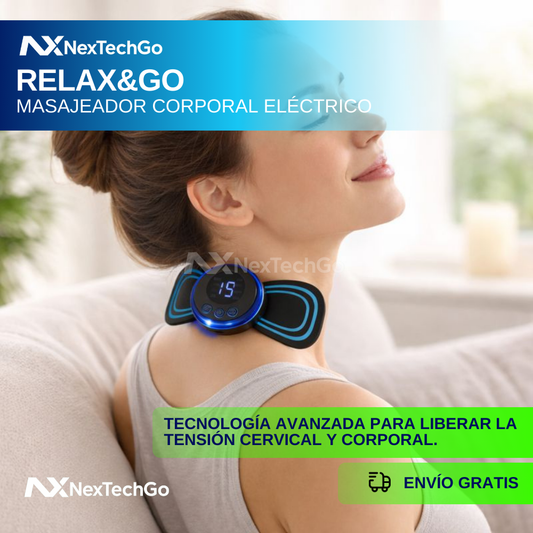 Relax&Go – Masajeador Corporal Eléctrico 3x1