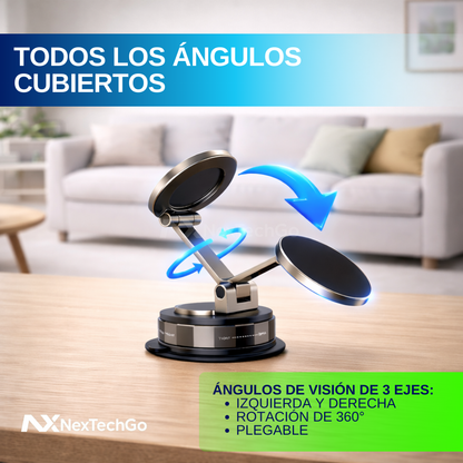 GiraMagnetGo - Soporte Celular Magnético Con Ventosa